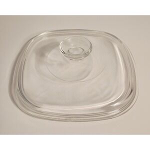 PYREX A9C Clear Glass Square Lid For Corning Ware Casserole 8" Dish